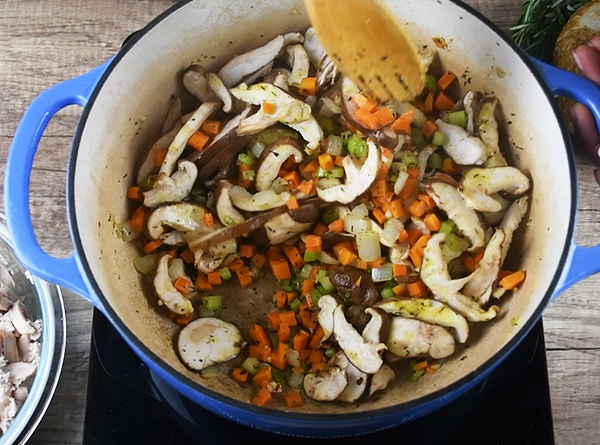 Creamy Wild Rice Chicken Soup - Step 3